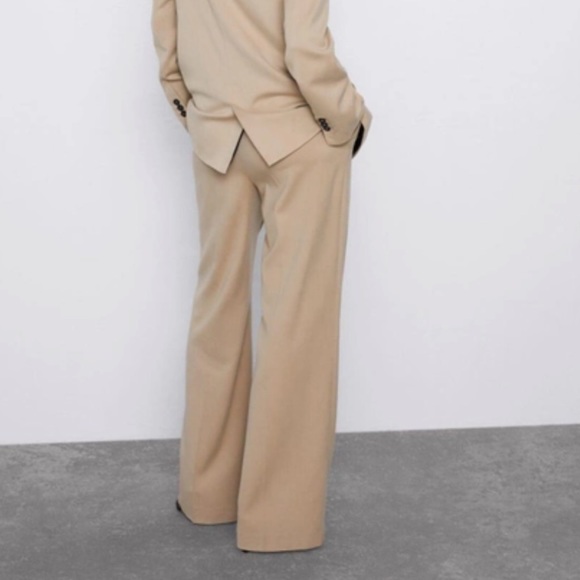 ZARA Tan Slacks - Picture 3 of 10